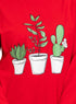Racing Red Printed Long - Sleeve Design 9 - Khotwh